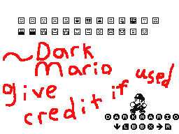 Flipnote de Dark Mario