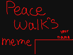 Flipnote de Peace Walk
