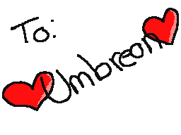 Flipnote de Umbreon=♥