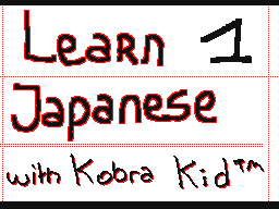 Flipnote de Kobra kid™